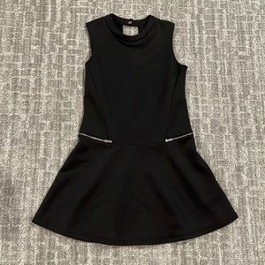 Black Zara open back mini dress
